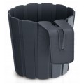 Doniczka balkonowa Boardee Hook, donica antracytowa 1,4L z uchwytami 212x144x130mm Prosperplast