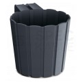 Doniczka balkonowa Boardee Hook, donica antracytowa 1,4L z uchwytami 212x144x130mm Prosperplast