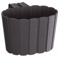 Doniczka balkonowa Boardee Hook, donica antracytowa 2,2L z uchwytami 212x194x130mm Prosperplast