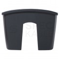 Doniczka balkonowa Crown, donica antracytowa 12L na balustradę 278x393x201mm Prosperplast
