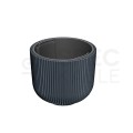Doniczka Milly, donica antracytowa z wkładem 14L śred. 298mm x 257mm Prosperplast