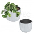 Doniczka Milly, donica biała z wkładem 22L śred. 349mm x 290mm Prosperplast
