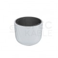 Doniczka Milly, donica biała z wkładem 7L śred. 239mm x 197mm Prosperplast