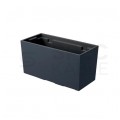 Doniczka Urbi Case, donica antracyt z wkładem 12L 395x185x195mm Prosperplast