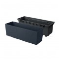 Doniczka Urbi Case, donica antracyt z wkładem 21L 580x180x190mm Prosperplast