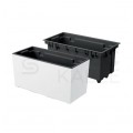 Doniczka Urbi Case, donica biała z wkładem 12L 395x185x195mm Prosperplast
