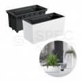 Doniczka Urbi Case, donica biała z wkładem 12L 395x185x195mm Prosperplast