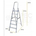Drabina domowa aluminiowa 6 stopni ALPINA APL.RE600
