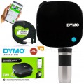 Drukarka etykiet DYMO LetraTag 200B BLUETOOTH dla domu, dzieci, home Office (LT-200B) [2172855] + taśma papierowa 12mm + CONTIGO BYRON 470 MLN