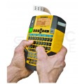 Drukarka etykiet DYMO Rhino 4200 dla elektryka, instalatora, przemysłu [s0955990] + 10 taśm DYMO IND 12mm x 5,5m (żółta / czarny nadruk) [18432]