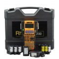 Drukarka etykiet DYMO Rhino 5200 dla elektryka, instalatora, przemysłu [S0841430] w zestawie z walizką + 6 taśm DYMO IND