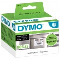 Etykiety gastronomiczne DYMO LW 54x70mm papierowe [2187329] ORYGINALNE 1 rolka x 400szt.