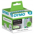 Etykiety na segregatory DYMO LW 38x190mm białe papierowe [99018 / S0722470] ORYGINALNE 1 rolka x 110szt.