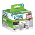 Etykiety odporne DYMO LW Durable 19x64mm białe polipropylenowe [1933085 / 2112284] ORYGINALNE 2 rolki x 450szt.