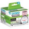 Etykiety odporne DYMO LW Durable 19x64mm białe polipropylenowe [1933085 / 2112284] ORYGINALNE 2 rolki x 450szt.