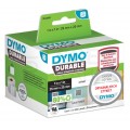 Etykiety odporne DYMO LW Durable 25x25mm białe polipropylenowe [1933083 / 2112286] ORYGINALNE 2 rolki x 850szt.