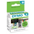 Etykiety uniwersalne DYMO LW 13x25mm białe papierowe [11353 / S0722530] ORYGINALNE 1 rolka x 1000szt.