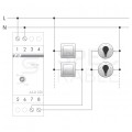 F&F Automat schodowy na szynę 16A 0,5-10min 230V AC