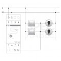 F&F Automat schodowy na szynę 16A 0,5-10min 230V AC