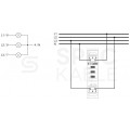 F&F Lampka modułowa sygnalizacyjna (kontrolna) LED 3x Zielona 3-fazowa 230/400V AC/DC
