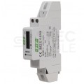 F&F Licznik zużycia energii elektrycznej MID 1-fazowy 5/45A 1-modułowy z wyświetlaczem LCD WZE-1