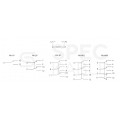 F&F Przekaźnik elektromagnetyczny modułowy PK-1P 12V 16A na szynę DIN TH35