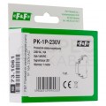 F&F Przekaźnik elektromagnetyczny modułowy PK-1P 230V 16A na szynę DIN TH35