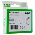 F&F Przekaźnik elektromagnetyczny modułowy PK-2P 230V 2x 8A na szynę DIN TH35