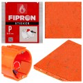 FIPRON Sticker P Naklejka gasząca PPOŻ 30x30mm przeciwpożarowa (do 0,2L) model S-P-10-3030