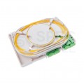 Gniazdo abonenckie światłowodowe FO FTTH-X2/4 na 4 adaptery SC simplex / LC duplex lub 2 adaptery SC duplex z zaślepkami i tacką PFOT