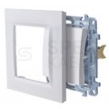 Gniazdo komputerowe LAN podwójne SIMON 10 nieekranowane UTP 2x RJ45 kat.5e czarne matowe Kontakt Simon C52.01/49