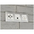 Gniazdo komputerowe LAN pojedyncze NILOE nieekranowane UTP 1x RJ45 kat.5e białe Legrand