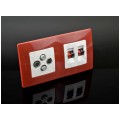 Gniazdo ładowania USB podwójne NILOE białe 2x USB (5V / 2,4A) Legrand
