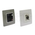 Gniazdo ładowania USB podwójne NILOE białe 2x USB (5V / 2,4A) Legrand