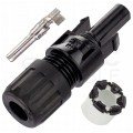 Gniazdo MC4 złącze solarne Konektor na przewód 4-6mm2 1000V IP68 Staubli (Multi-Contact)