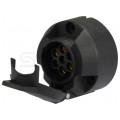 Gniazdo przyczepowe 7-pin 12V/24V plastikowe