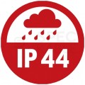 Gniazdo siłowe z klapką i wyłącznikiem [5p] 16A 400V stałe + 2x230V 16A IP44 COMBO-POL PCE