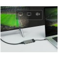 Green Cell Adapter 7w1 Hub USB 3.1 typ-C -> 1x USB-C Power Delivery, 3x USB-A, 1x HDMI 2.0, 1x SD UHS-I, 1x microSD