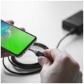 GREEN CELL Kabel USB 2.0 typ-C / A (wtyk / wtyk) Quick Charge 3.0 PowerStream czarny 2m