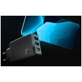 Green Cell Ładowarka sieciowa 3x USB A [1x Ultra Charge 18W (12V / 1,5A) + 2x Smart Charge 12W (5V / 2,4A)] 30W czarna