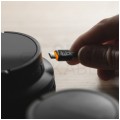 GREEN CELL RAY LED z żółtym podświetleniem Kabel USB 2.0 typ-A / micro-B (wtyk / wtyk) Quick Charge 3.0 czarny 1,2m