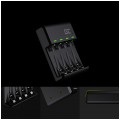 Green Cell Zestaw Ładowarka akumulatorów 4x Ni-MH (R03 AAA / R6 AA) VitalCharger + 4 akumulatorki Ni-MH [R03 AAA] 800mAh