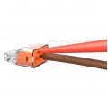 IDEALNA Szybkozłączka 2x 0,75-4mm2 uniwersalna bezhalogenowa (na drut / na linkę) 450V/32A SIMET 10szt.