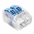IDEALNA Szybkozłączka z dźwignią 2x 0,2-4mm2 uniwersalna bezhalogenowa (na drut / na linkę) 450V/32A SIMET 40szt.