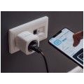 Inteligentne gniazdko zasilające typu Schuko 230V 16A zdalnie sterowane Smart Plug białe