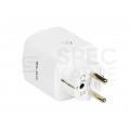 Inteligentne gniazdko zasilające typu Schuko 230V 16A zdalnie sterowane Smart Plug białe
