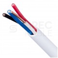Kabel alarmowy BiTprotect YTDY 4x0,5mm biały 100V domofonowy drut Bitner