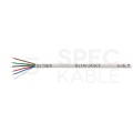 Kabel alarmowy BiTprotect YTDY 6x0,5mm biały 100V domofonowy drut Bitner