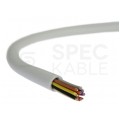 Kabel alarmowy YTDY 10x0,5mm biały 100V domofonowy drut Mercor