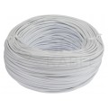 Kabel alarmowy YTDY 2x0,5mm biały 100V domofonowy drut Mercor